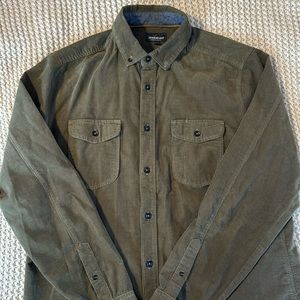 Jeremiah Men’s Woven Corduroy Shirt Medium- Never Worn